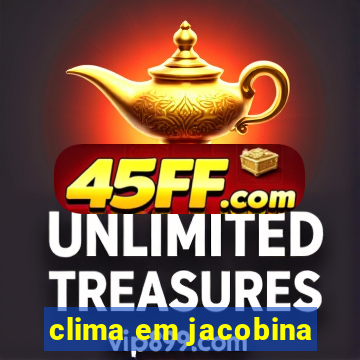 clima em jacobina